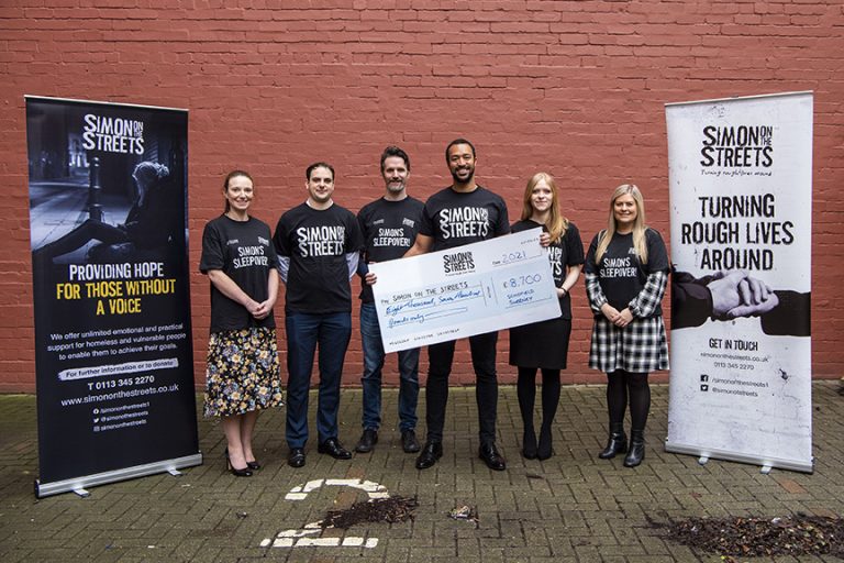 West Yorkshire law firm raises over £8,000 for local homelessness charity