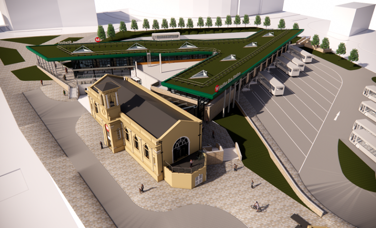 Changes to services at Halifax Bus Station as work progresses on new £17.7 million state-of-the-art facility