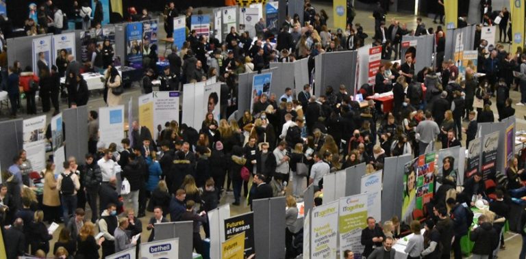 Interest in apprenticeships sky high as thousands flock to recruitment fair