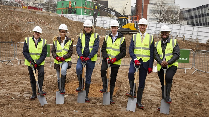 Ground broken on Sheffield Hallam University’s city campus development