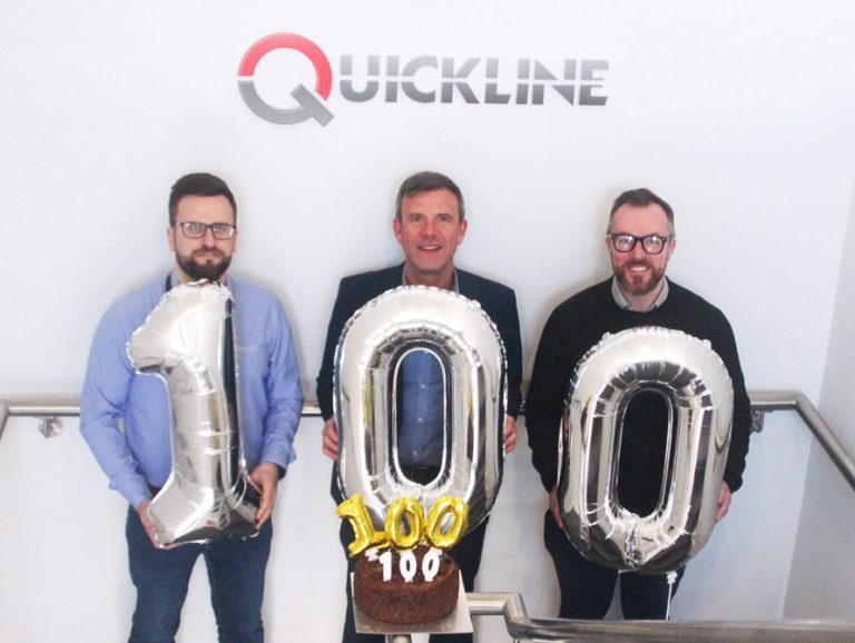 Quickline doubles team in two months
