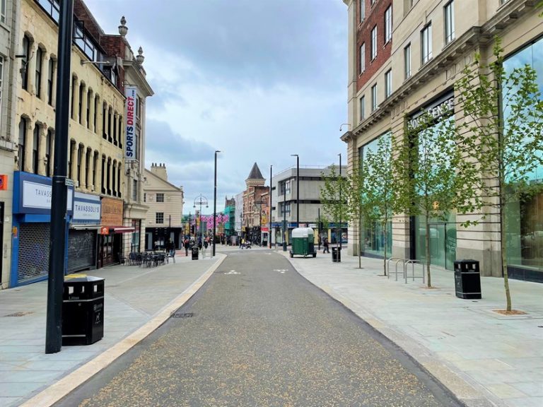Major Connecting Leeds work to transform New Briggate now complete