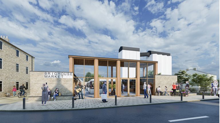 Plans for new, revitalised market at heart of Brighouse revealed