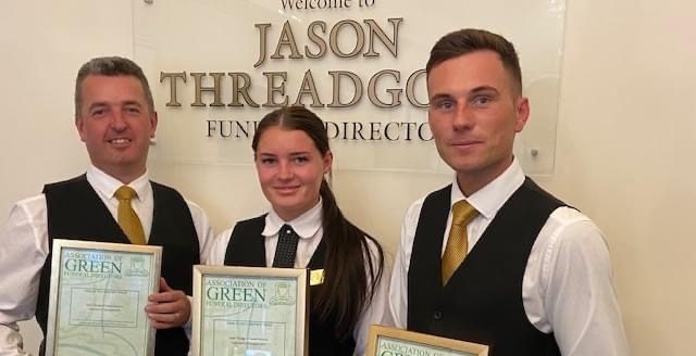 Funeral Director breaks new ground as northern Lincolnshire’s only accredited ‘green’ funeral provider