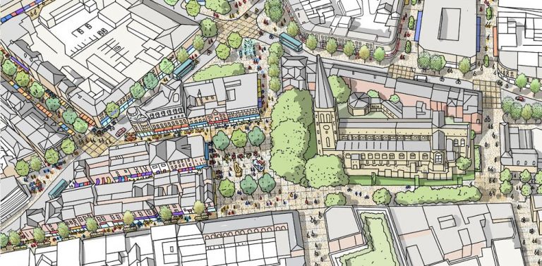 First stage of ambitious Wakefield city centre plan underway