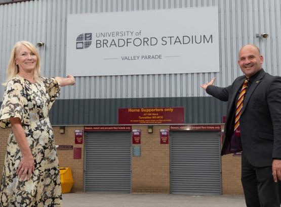University of Bradford sponsors City’s stadium in four-year deal