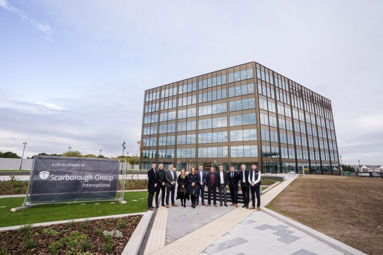 Record-breaking office building complete in Leeds