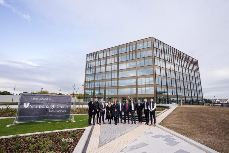 Record-breaking office building complete in Leeds