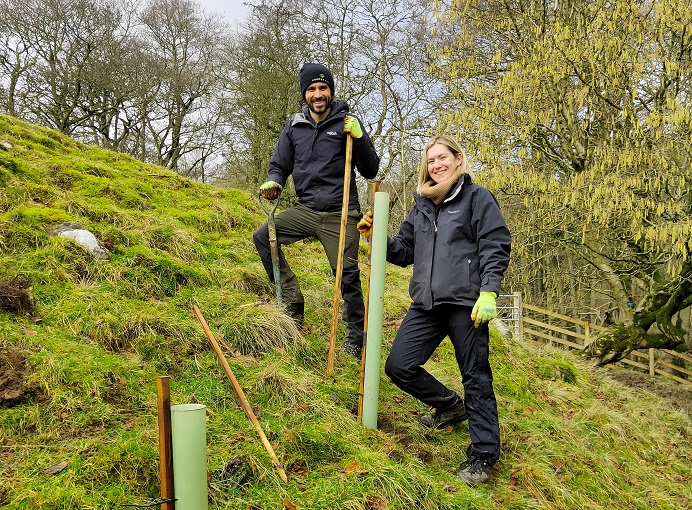 Cooper King Distillery celebrates tree planting milestone