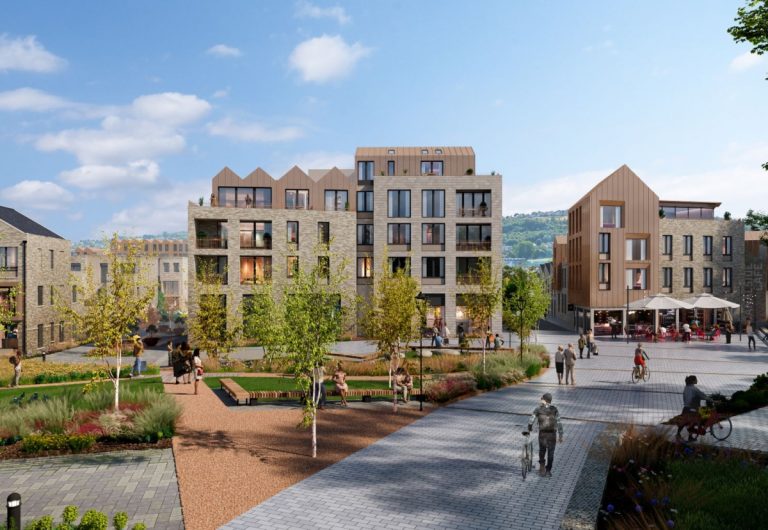 Plans unveiled for 289 apartments and office complex next to Saltaire World Heritage Site