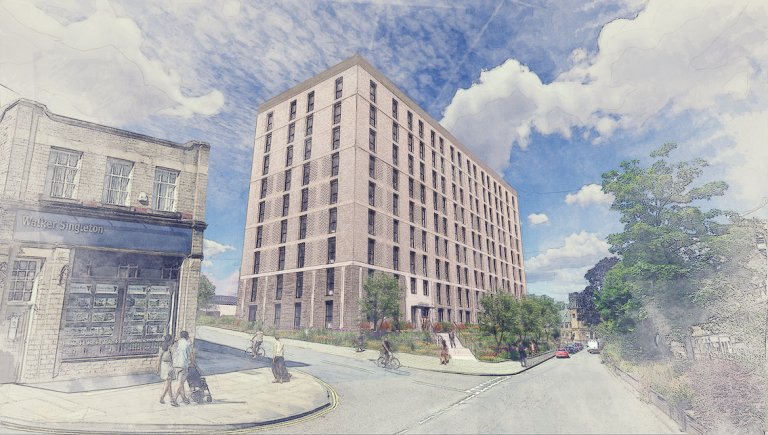 Plans submitted for £16m apartment scheme in Halifax town centre