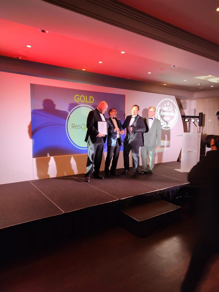 ResQ win double gold at UK Contact Centre Forum Awards 2022