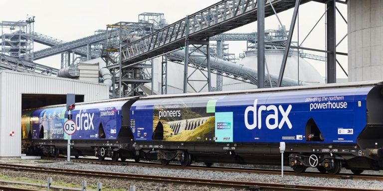 New wagon fleet will reduce transport emissions for Drax power station