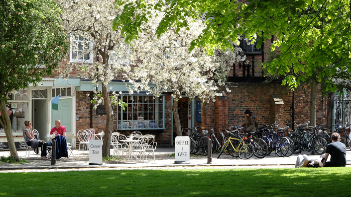 From next month York will introduce new guidelines on pavement cafe limits