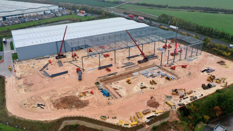 Work gets underway on new £12m temperature controlled industrial facility for pharmaceutical distributor