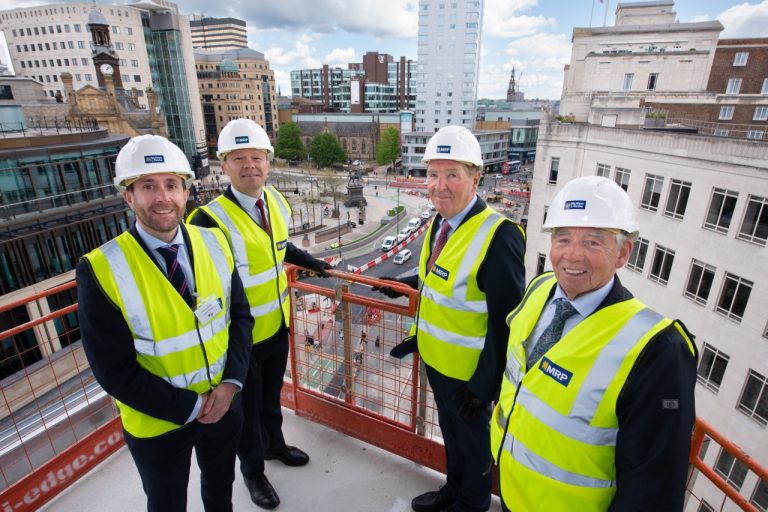 Landmark Leeds city centre office building “topped out”