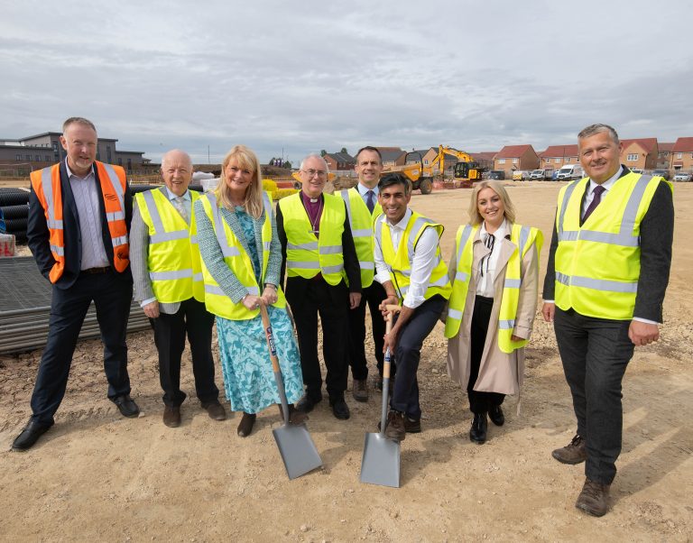Rishi Sunak joins ground-breaking ceremony at new multi-million pound primary school