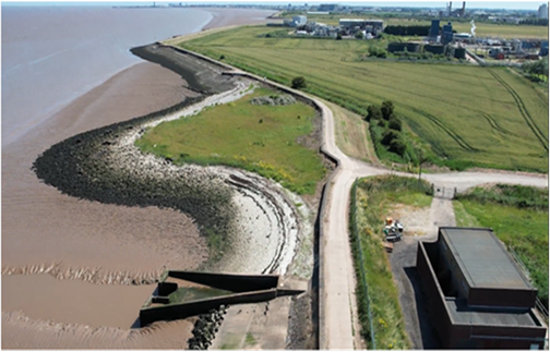 Flood defence plan costing £29m has begun on the Humber