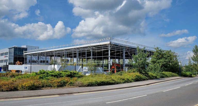 Construction progresses on new 33,000 sq ft unit at Sheffield Business Park