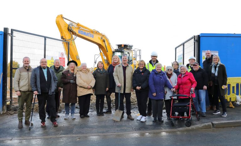 Major milestone marked for affordable housing scheme