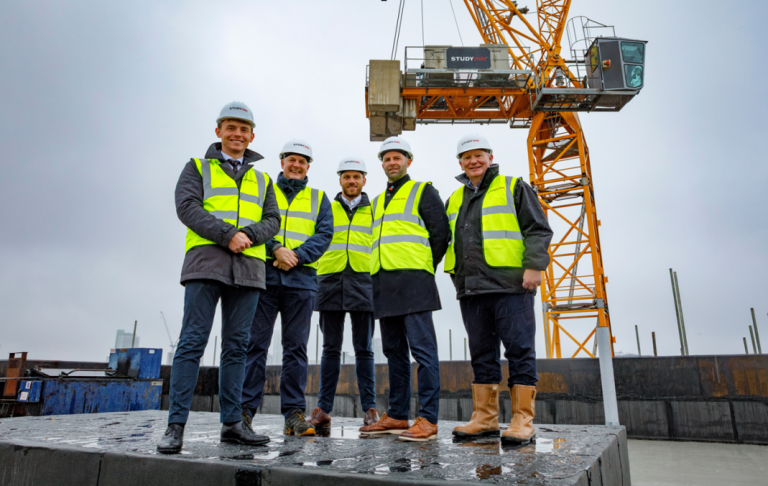 Student accommodation development tops out in Leeds
