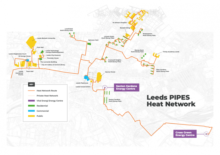 Heating network provider extends supply system to more homes in Leeds