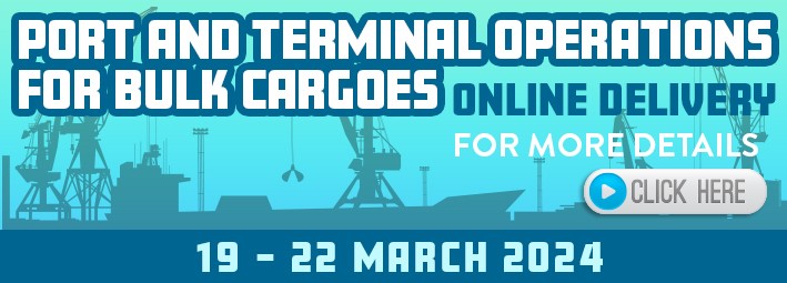 Examine issues surrounding the safe handling and storage of bulk materials in ports and on the sea during short course