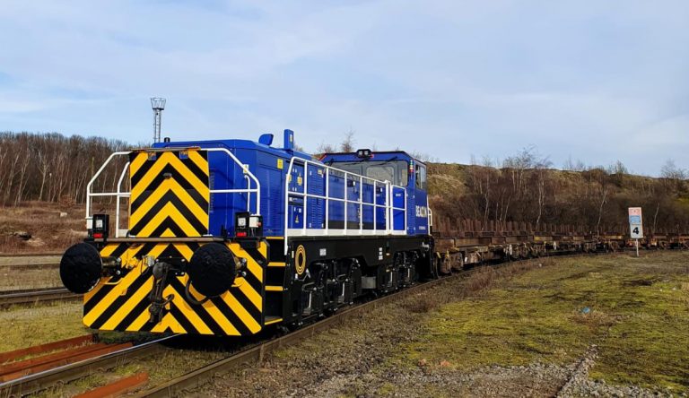 British Steel trials hybrid loco on Scunthorpe site