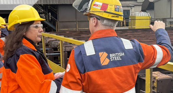 Parliamentarians visit British Steel at Scunthorpe
