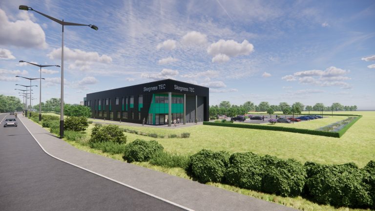 Construction underway on new further and higher education campus in Skegness