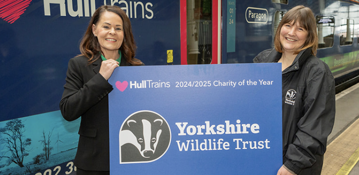 Hull Trains and Yorkshire Wildlife Trust partner in new environmental initiative