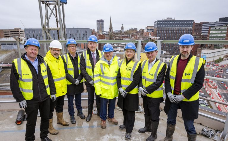 Topping out ceremony marks major milestone for Sheffield’s West Bar development