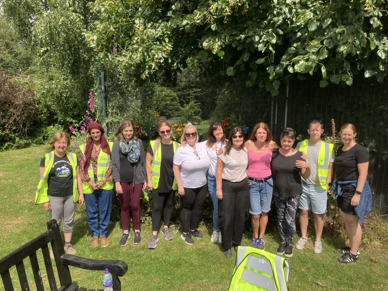 KCom Enterprise team spruces up Dove House Hospice gardens