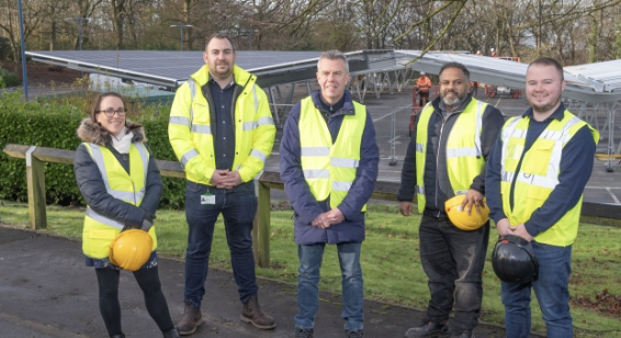 Yorkshire Building Society converts car park to solar power station