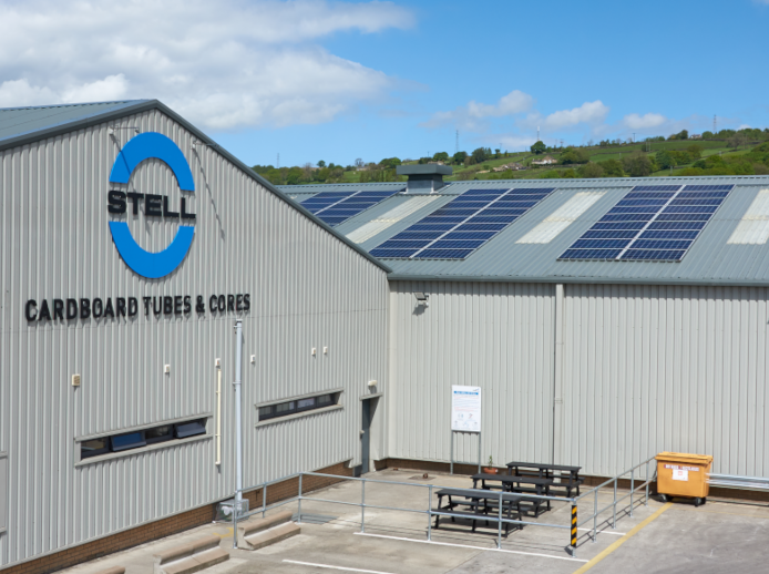 Keighley cardboard tube manufacturer starts 2025 with £400K investment in solar power