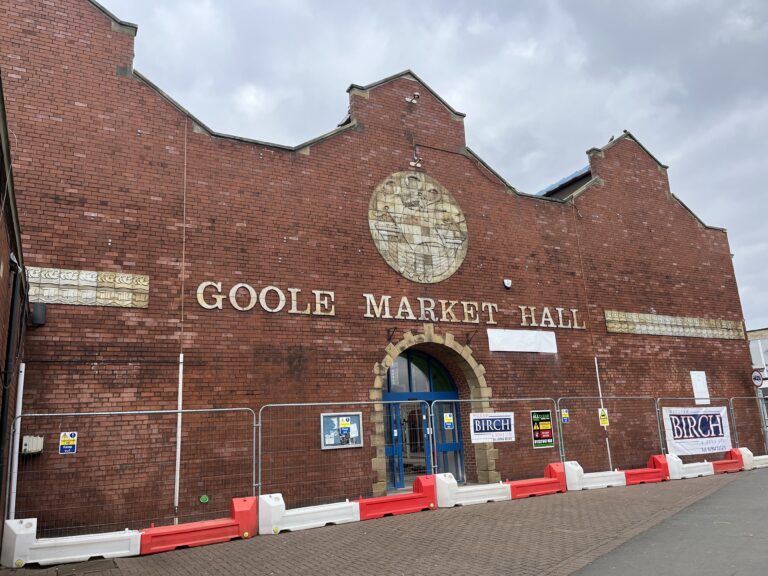 First stage of construction work transforming Goole’s historic Market Hall begins