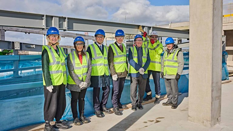 Second building tops out at University of Huddersfield’s National Health Innovation Campus