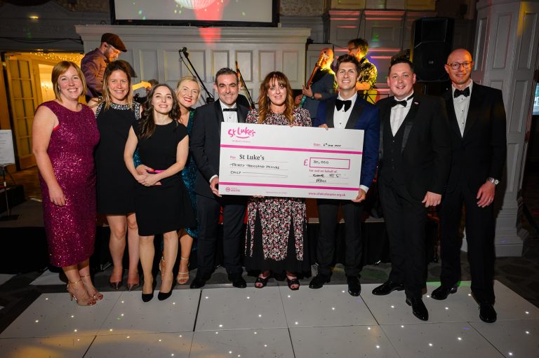 Construction ball raises £30,000 for St Luke’s Hospice