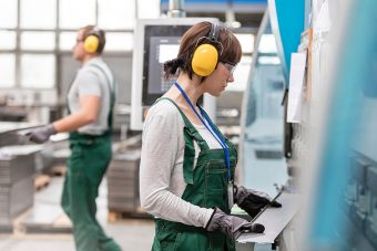 Manufacturing output volumes see sharp fall in three months to August
