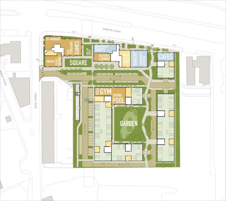 £130m mixed-use development proposed for Leeds brownfield site