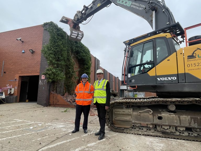 Demolition work begins to make way for new transport hub
