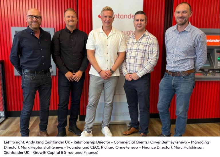 Santander UK backs enevo’s national expansion