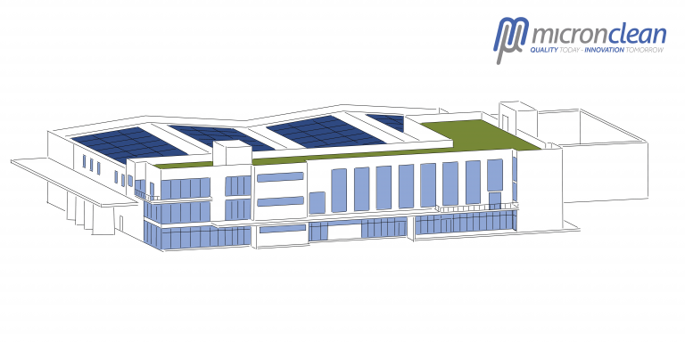 Micronclean begins work on £20m carbon-zero cleanroom laundry campus