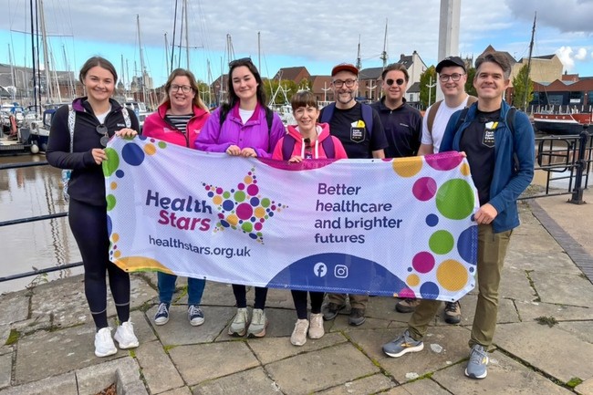 Charity marathon sees Eyeweb raise £1,900 for NHS Health Stars