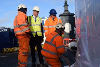 Council announces restoration work underway at Corporation Road Bridge