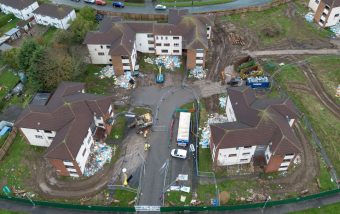 Demolition work kickstarts regeneration of flats site in Leeds